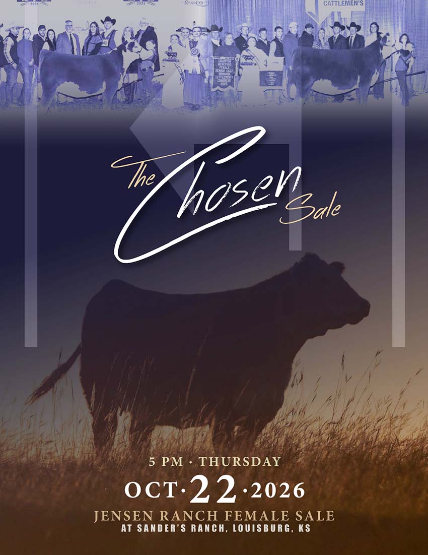 Jensen Ranch The Chosen Sale, October 22, 2026